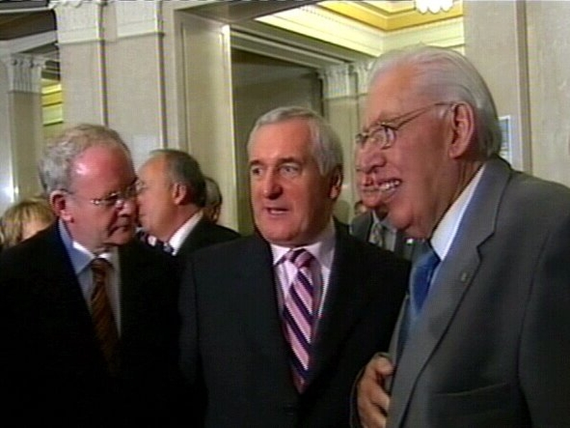 McGuinness, Ahern, Paisley - Cross-border intiatives