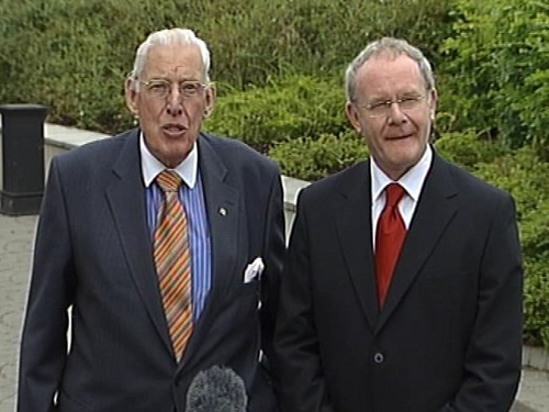 Paisley &amp; McGuinness - Meeting with US President