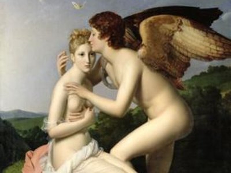 Psyche Receiving the First Kiss of Cupid