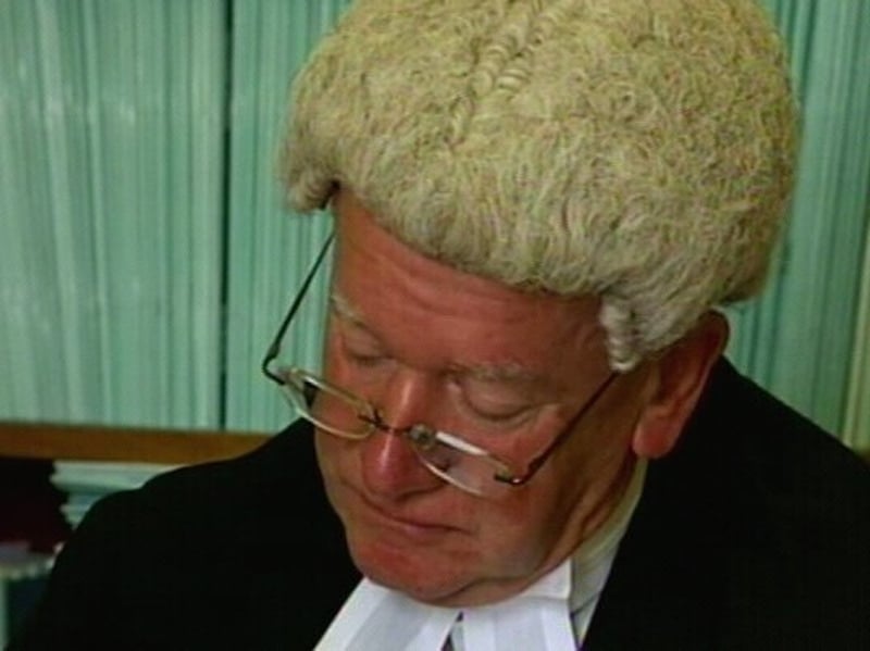 Mr Justice Barry White - Had to accept jury's verdict