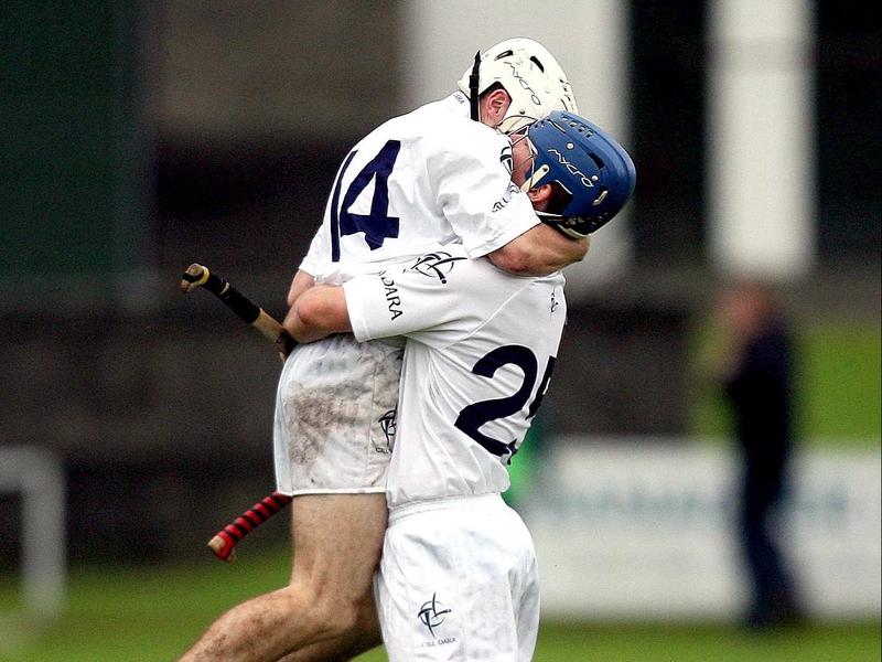 Kildare celebrate reaching the Christy Ring Cup final