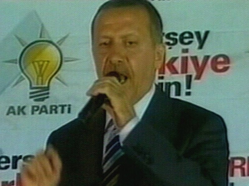 Tayyip Erdogan - Promising to respect secular constitution