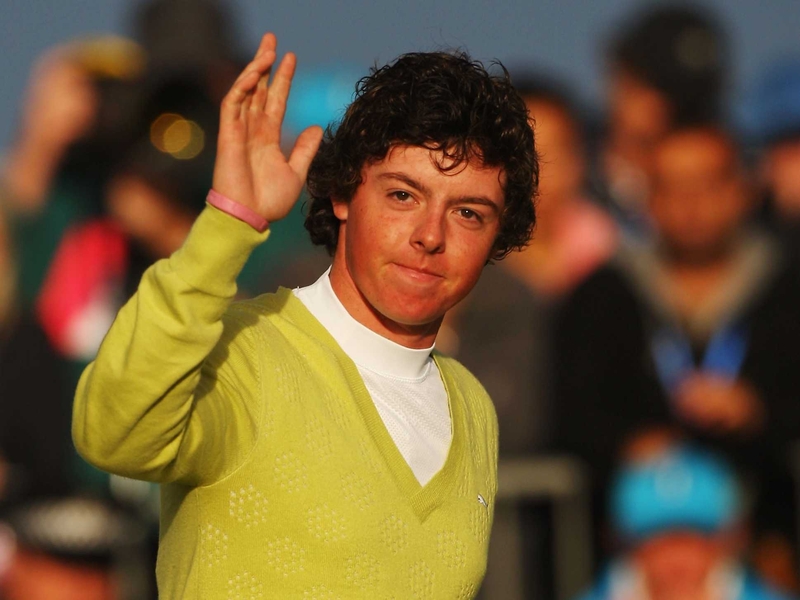 Rory McIlroy has waved goodbye to the amateur game