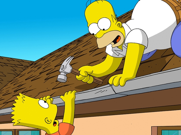 The Simpsons - leave Springfield for a trip to Ireland