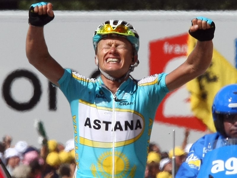 Alexandre Vinokourov will make his return after a two year ban