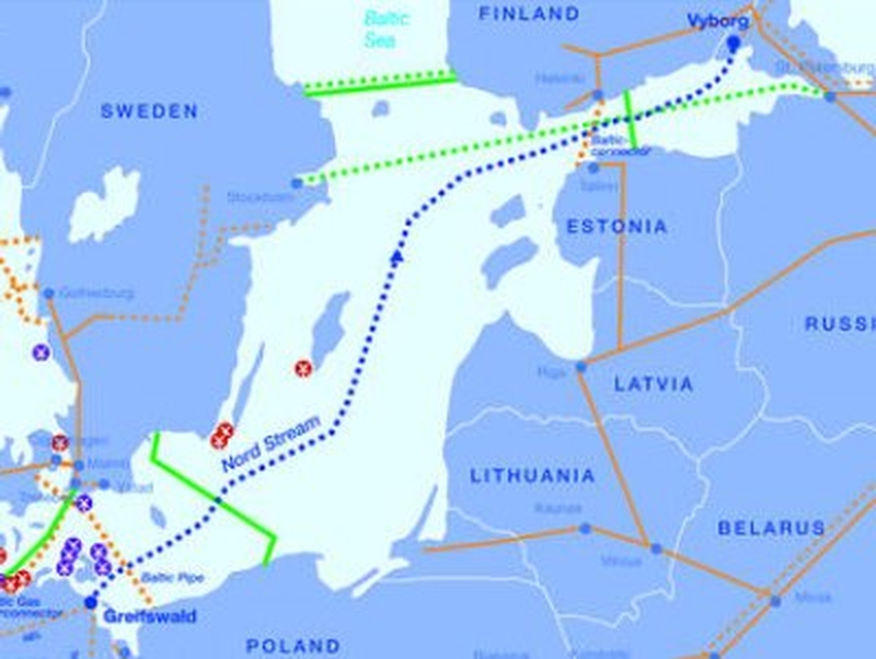 North-European Pipeline - Route would bring Russian - gas to western Europe