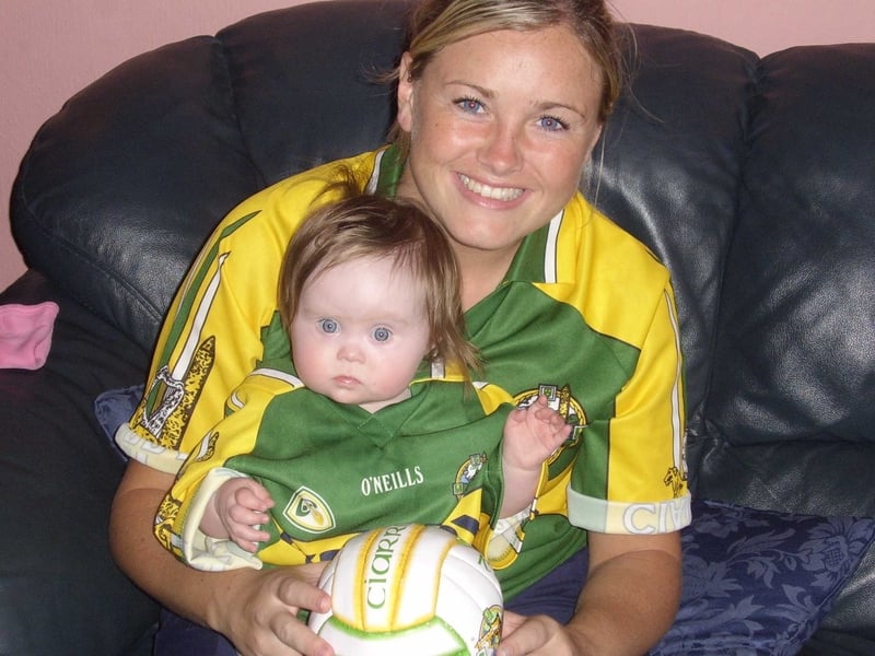 Kerry's No 1 fan Katie, who apparently can't stop staring at the TV when Dara Ó Cinnéide is on!