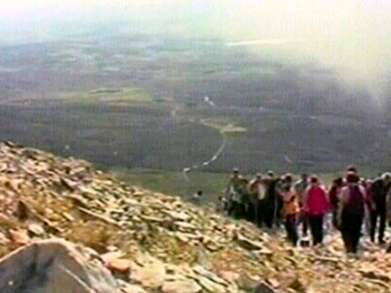 Croagh Patrick - Around 30k people climbed