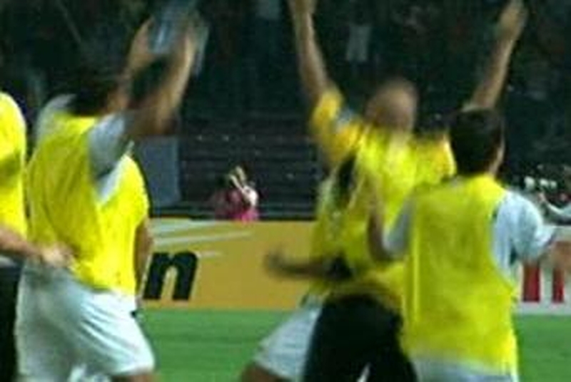 Iraqi football team - Celebrate victory in the Asian Cup