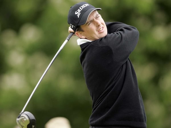 Peter Lawrie is three shots off the lead