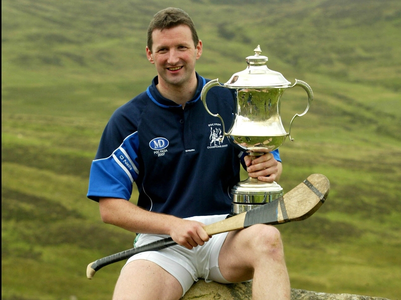 Brendan Cummins with his trophy