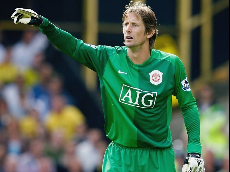 Edwin van der Sar was the hero for Manchester United
