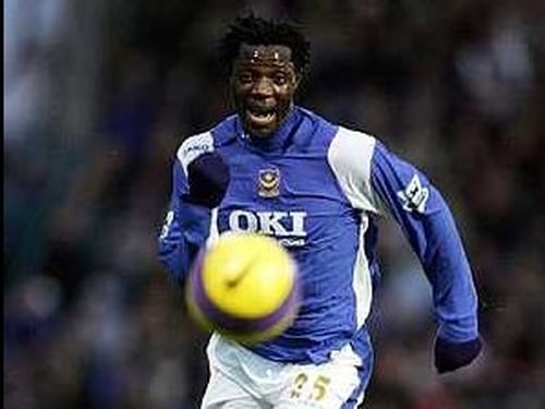 Benjani scored only his sixth goal in his last 50 appearances for Portsmouth