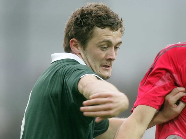 George McCartney during his last appearance for the North