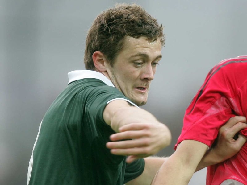 George McCartney during his last appearance for the North