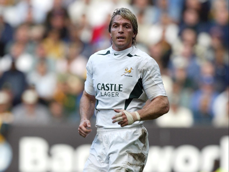 Full-back Percy Montgomery kicked 18 points for the Springboks in Paris