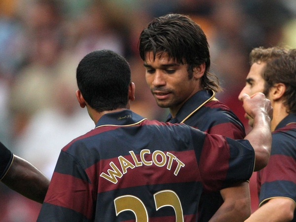 Eduardo bagged a brace for the Gunners