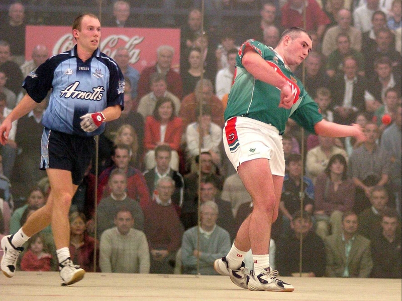 Dublin's Eoin Kennedy and Mayo's Dessie Keegan