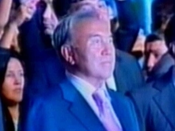 Nursultan Nazarbayev - His party won every seat in the election