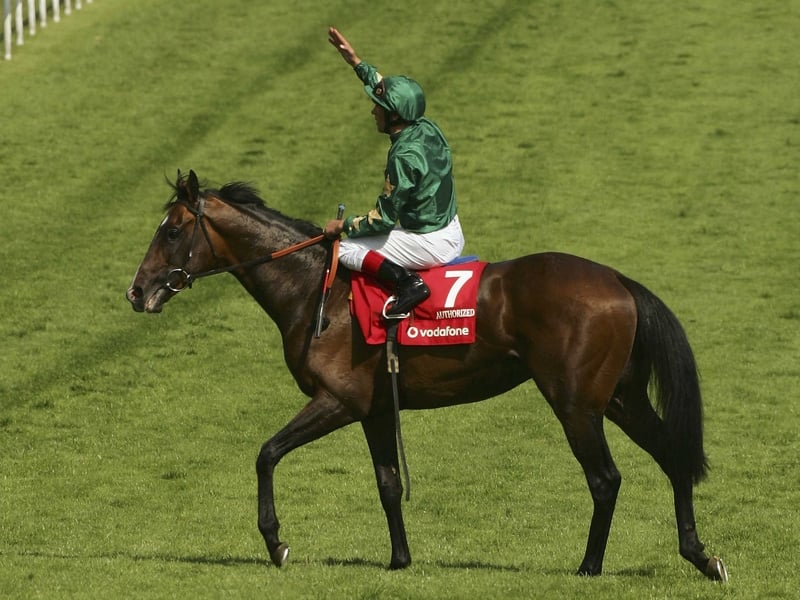 Frankie Dettori aboard Authorized