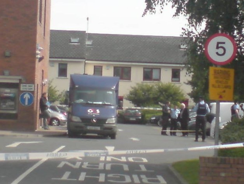 Sandyford - Attempted raid on security van