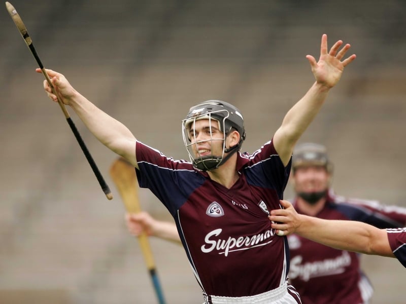 Kerril Wade celebrates his extra-time goal