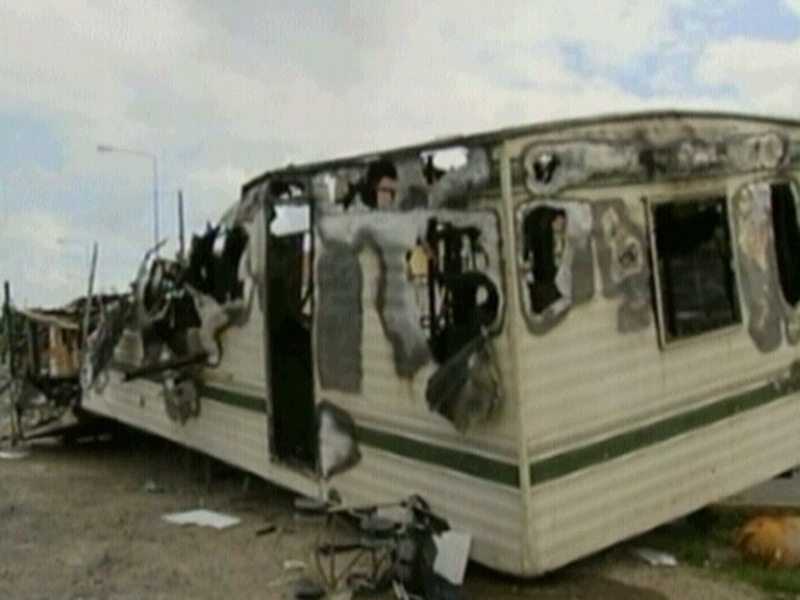 Kilbarry - Row at halting site