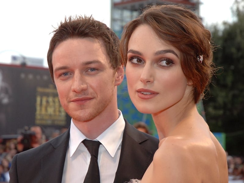 McAvoy and Knightley - Attended premiere in Venice
