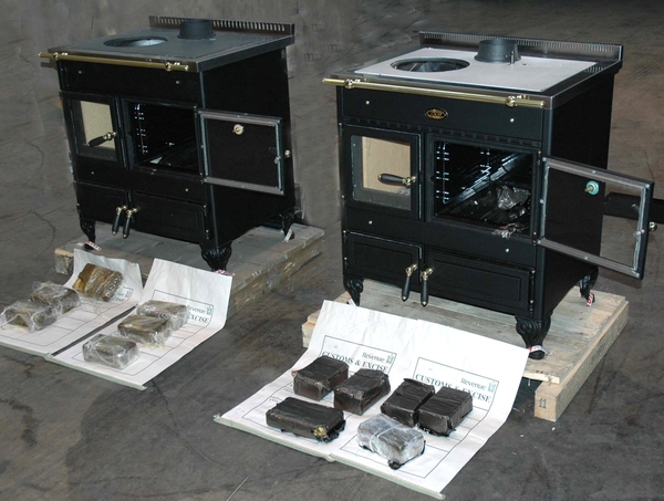 Drug haul - Heroin concealed in ovens