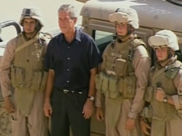 George W Bush - Surprise Iraq visit
