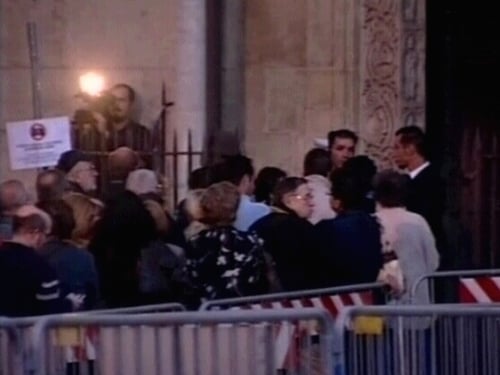 Modena - Mourners outside the cathedral