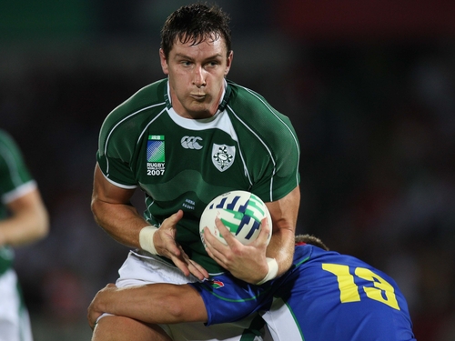 David Wallace ships a tackle in Bordeaux