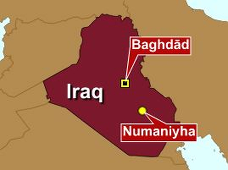 Numaniyah - Security worker killed in explosion