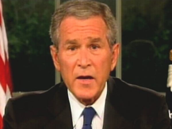 George W Bush - Says missile defence is urgently needed