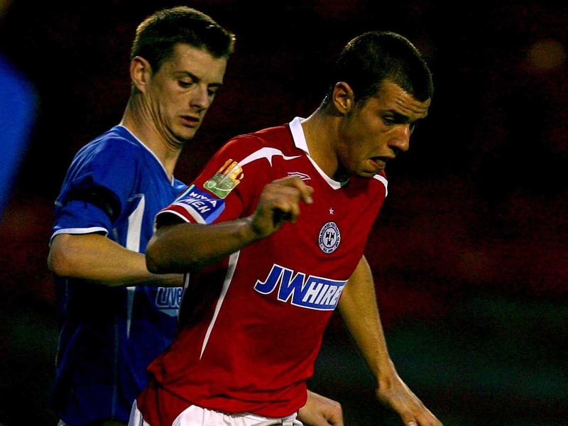 James Chambers gave Shelbourne the lead