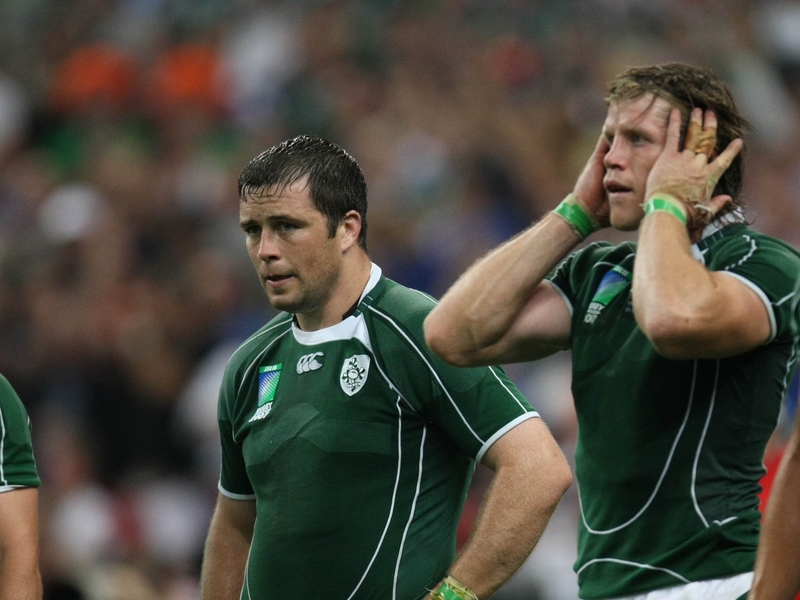 Marcus Horan and Simon Easterby: Ireland were physically dominated by France