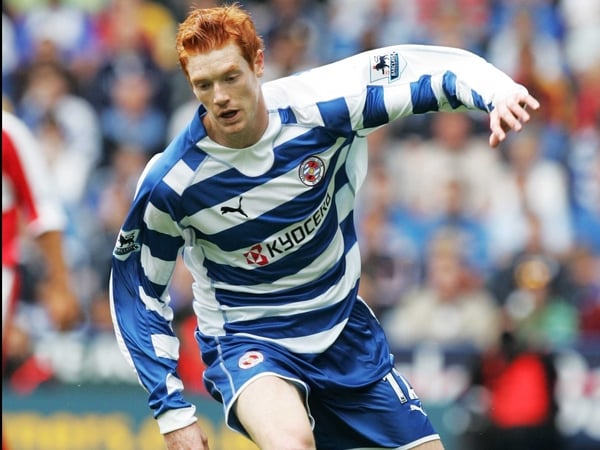 Dave Kitson put Reading ahead ay the Madejski Stadium