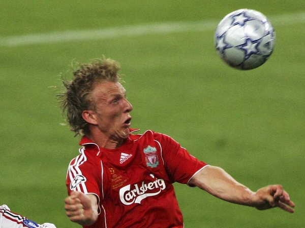 Dirk Kuyt opened the scoring for the Reds at Anfield