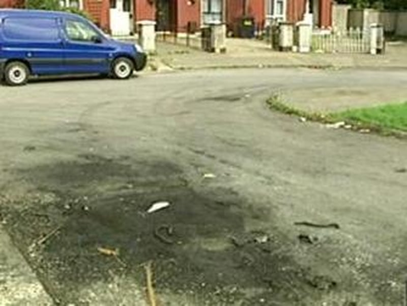 Limerick - Car was petrol bombed in 2006