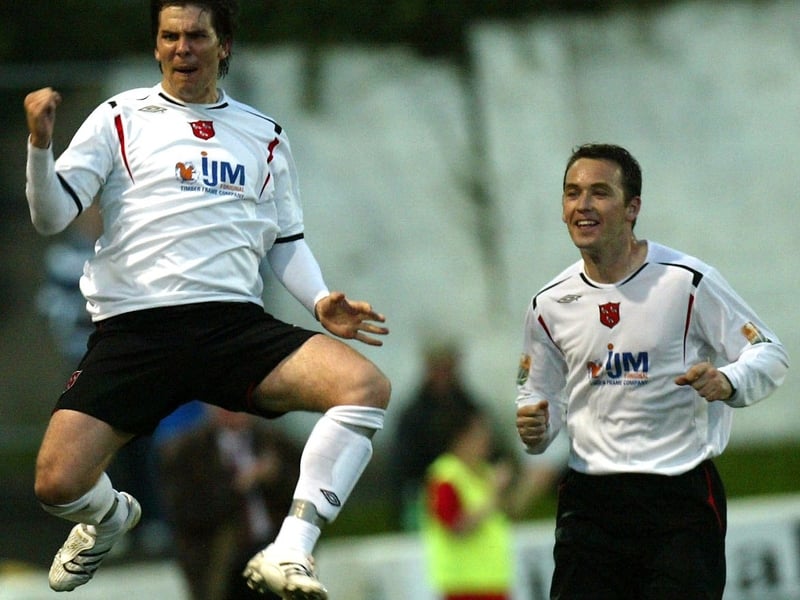 Dundalk's Robbie Doyle was sent off in tonight's play-off clash with Finn Harps