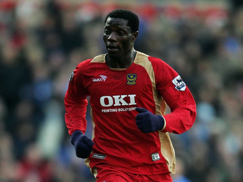 Benjani Mwaruwari contributed three goals to a goalfest at Fratton Park
