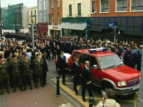 Bray - Hundreds attended the funeral