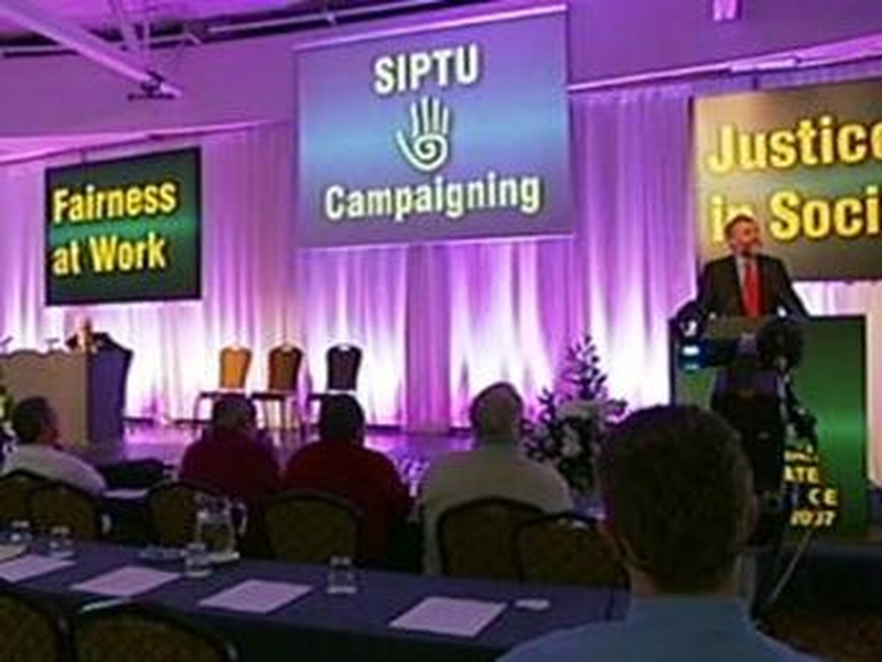 SIPTU conference - Union rights call