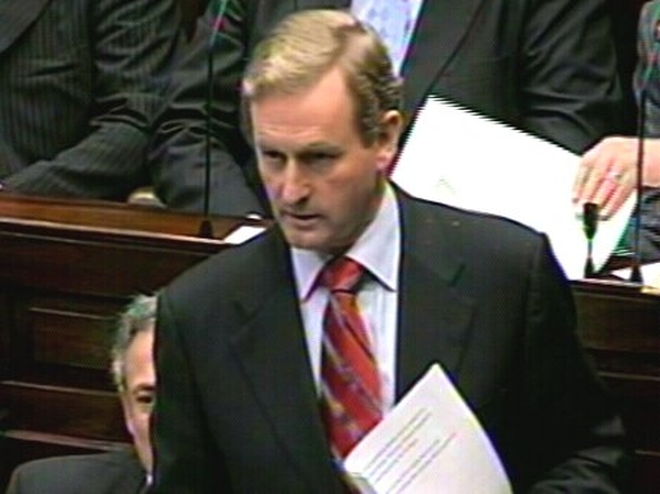 Enda Kenny - Plans to introduce the bill in the Dáil after Easter