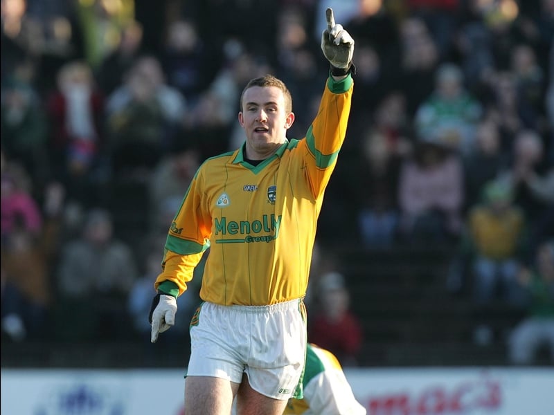 Ger Robinson scored twice on his return from GAA duties