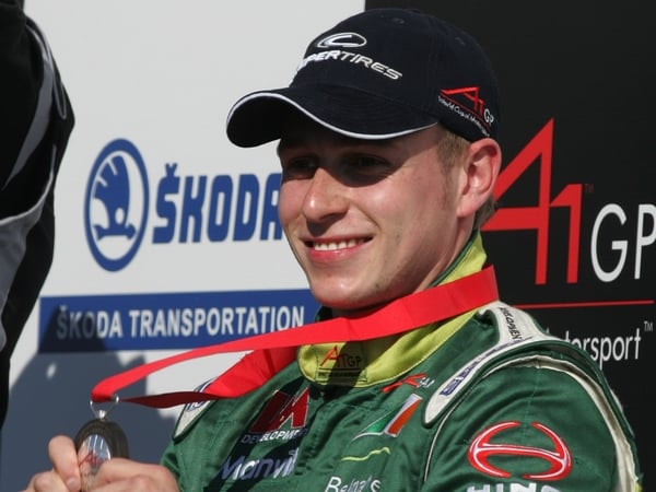 Adam Carroll was in fine form in the Czech Republic