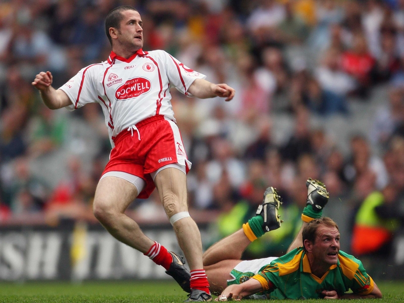 Stephen O'Neill (left) played through the pain barrier this summer