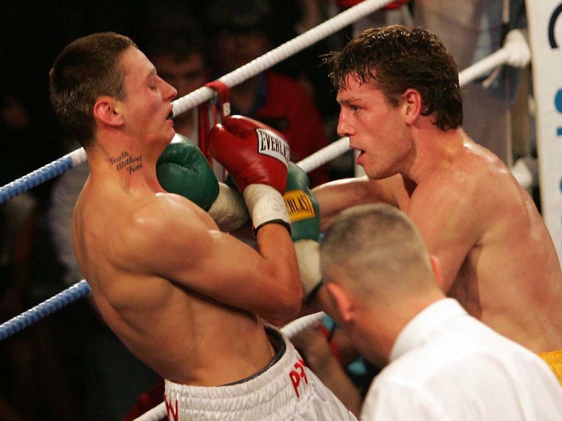 John Duddy lands the punch that stopped the fight. Scroll to the bottom to watch all of the action from the National Stadium.