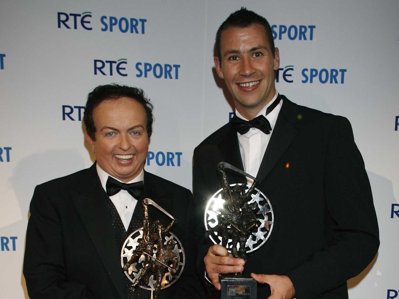 2007 Hurler of the Year Dan Shanahan with Marty Morrissey