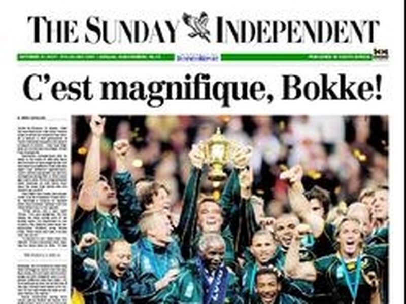 South African papers were delighted by their team's win